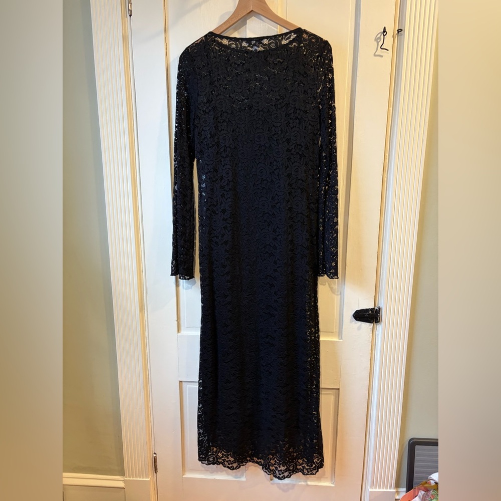 Topshop Black Lace Dress